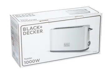 Brödrost Black+Decker 1000W Vit - Vit - Kök & hushåll - Hushållsmaskiner & vitvaror - Köksmaskiner - Värma & koka - Brödrost