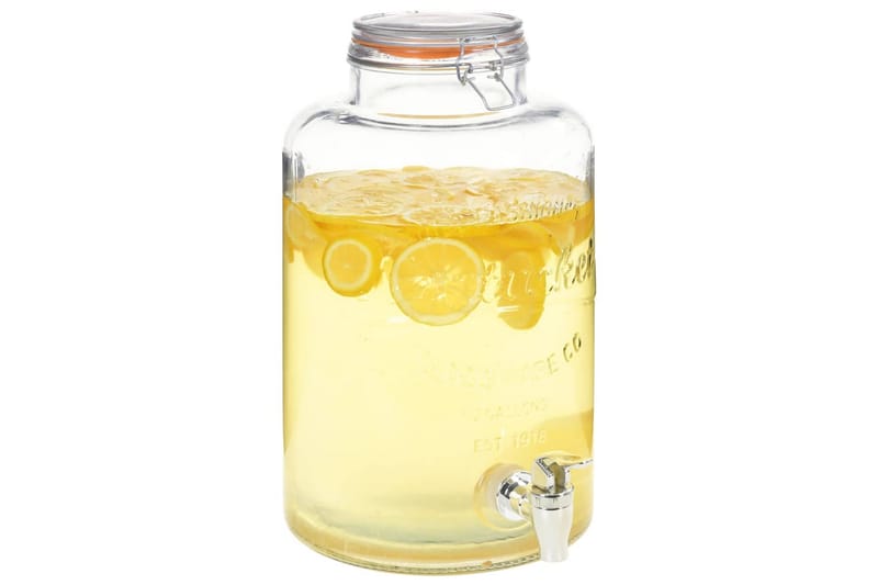 Glasbehållare XXL med tappkran transparent 8 L - Kök & hushåll - Matlagning & bakning - Köksredskap & kökstillbehör - Övriga köksredskap