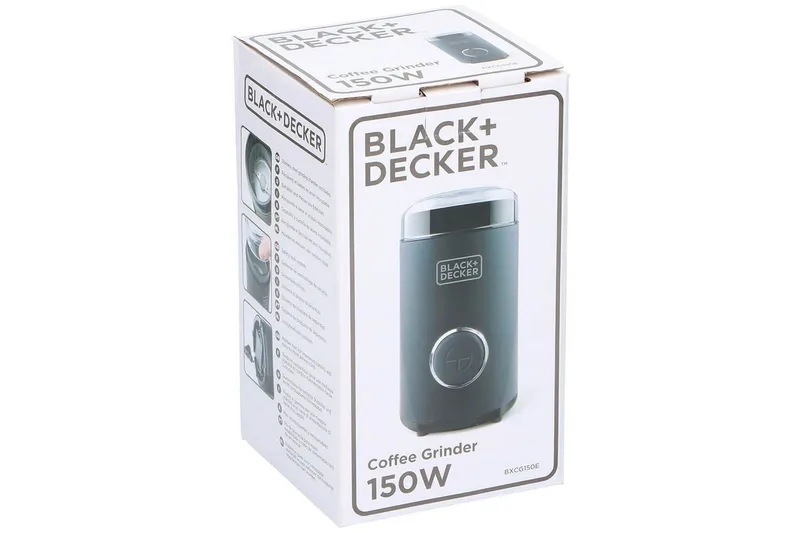 Kaffekvarn Black+Decker 150W Svart - Svart - Kök & hushåll - Hushållsmaskiner & vitvaror - Köksmaskiner - Kaffemaskiner & kaffetillbehör - Kaffekvarn & Espressokvarn