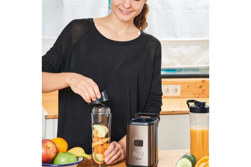 Smoothiemixer Black+Decker 350W - Grå - Kök & hushåll - Hushållsmaskiner & vitvaror - Köksmaskiner - Blanda & hacka - Blender