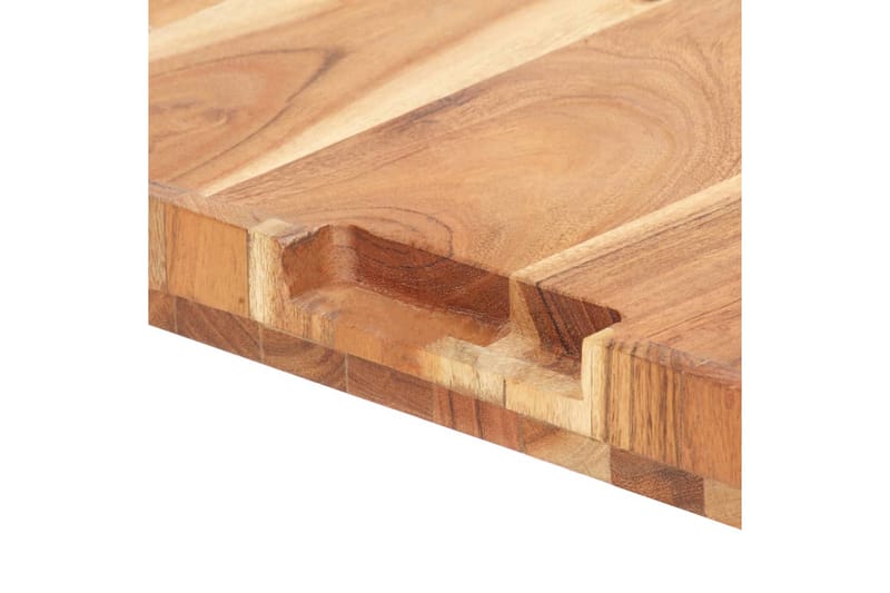 Skärbräda 40x30x4 cm massivt akaciaträ - Brun - Kök & hushåll - Matlagning & bakning - Köksredskap & kökstillbehör - Skärbräda