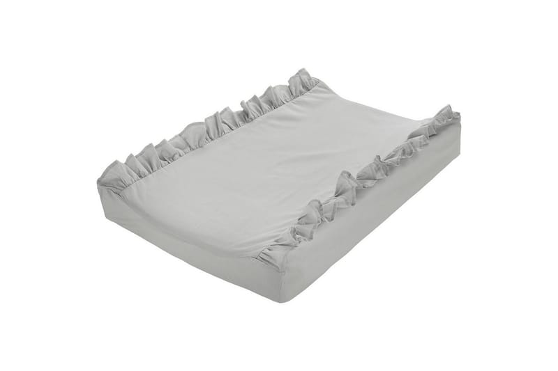 Skötbäddsöverdrag Volang 50 x 70 cm Grå - Grå - Kök & hushåll - Personvård & hälsa - Babyprodukter - Tillbehör blöjbyte