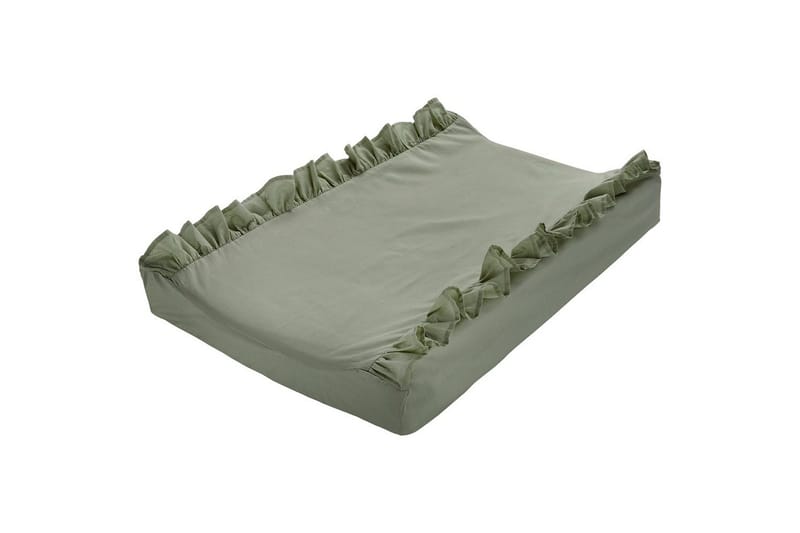 Skötbäddsöverdrag Volang 50 x 70 cm, Grön
