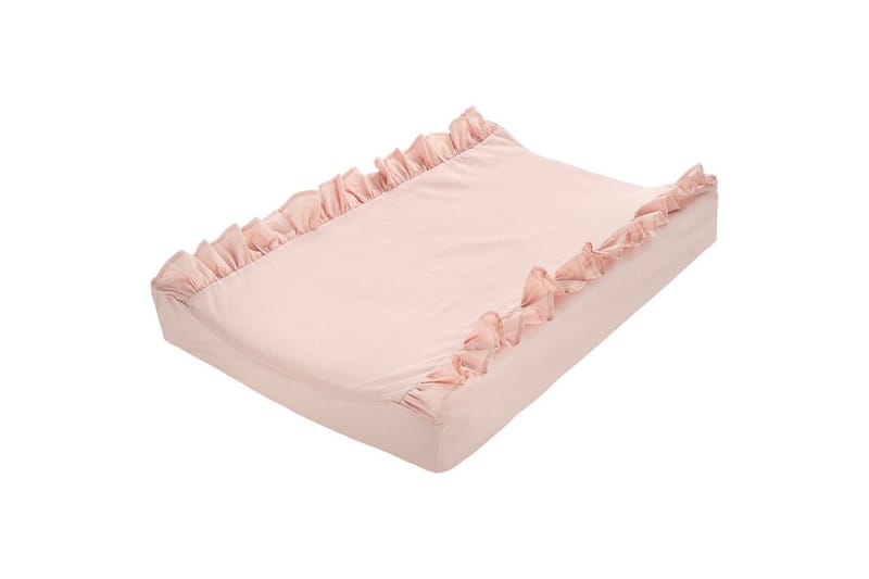Skötbäddsöverdrag Volang 50 x 70 cm Rosa - Rosa - Kök & hushåll - Personvård & hälsa - Babyprodukter - Tillbehör blöjbyte
