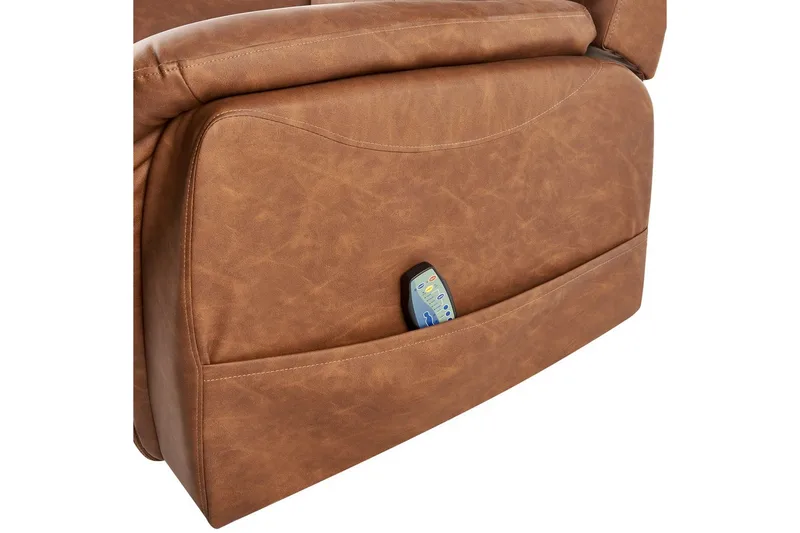 Elektrisk reclinerfåtölj Glorie Brun - Brun - Kök & hushåll - Personvård & hälsa - Massage & välbefinnande - Massagestolar & massagefåtöljer