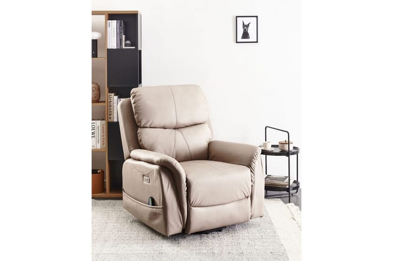 Elektrisk reclinerfåtölj Glorie Grå - Grå - Kök & hushåll - Personvård & hälsa - Massage & välbefinnande - Massagestolar & massagefåtöljer