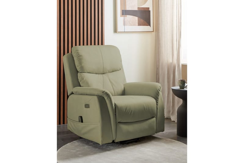 Elektrisk reclinerfåtölj Glorie Grön - Grön - Kök & hushåll - Personvård & hälsa - Massage & välbefinnande - Massagestolar & massagefåtöljer