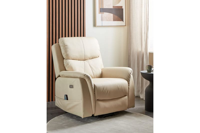 Elektrisk reclinerfåtölj Glorie Vit - Vit - Kök & hushåll - Personvård & hälsa - Massage & välbefinnande - Massagestolar & massagefåtöljer