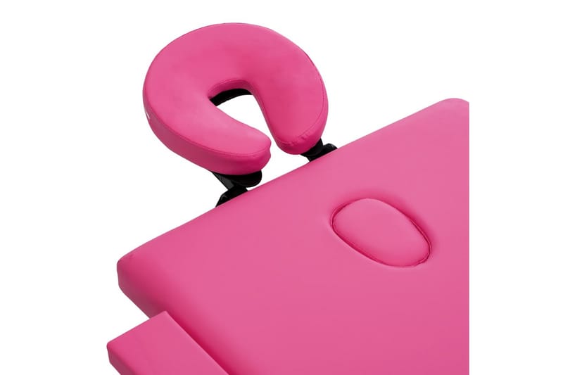 Hopfällbar massagebänk 2 sektioner trä rosa - Rosa - Kök & hushåll - Personvård & hälsa - Massage & välbefinnande - Massagebänk & massagebord