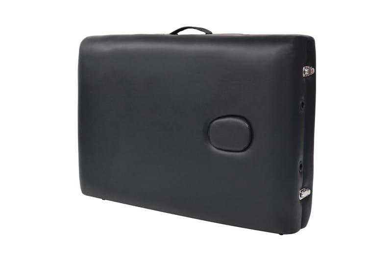 Hopfällbar massagebänk 3 sektioner 10 cm tjock svart - Svart - Kök & hushåll - Personvård & hälsa - Massage & välbefinnande - Massagebänk & massagebord