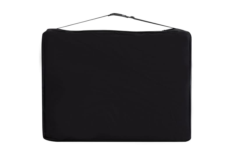 Hopfällbar massagebänk 3 sektioner aluminium vit och rosa - Vit - Kök & hushåll - Personvård & hälsa - Massage & välbefinnande - Massagebänk & massagebord