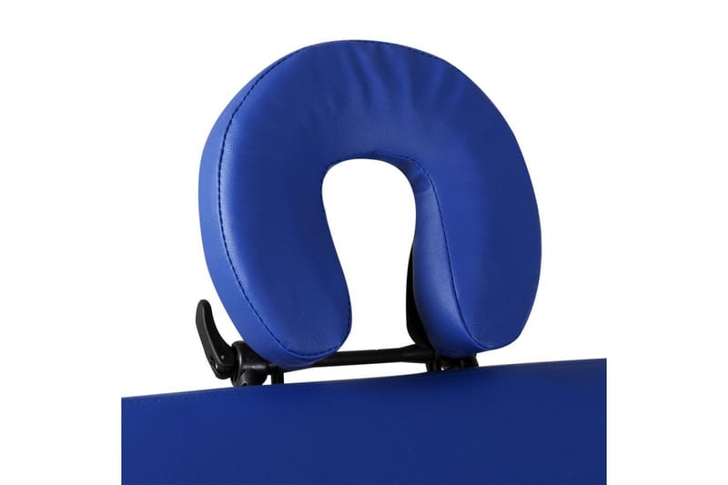 Hopfällbar massagebänk med 2 sektioner aluminium blå - Blå - Kök & hushåll - Personvård & hälsa - Massage & välbefinnande - Massagebänk & massagebord