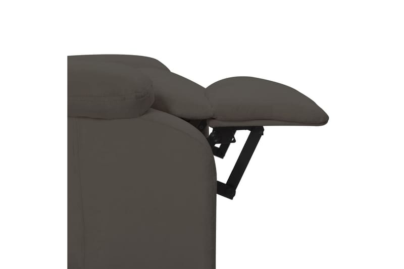 Massagefåtölj mörkgrå sammet - Mörkgrå - Kök & hushåll - Personvård & hälsa - Massage & välbefinnande - Massagestolar & massagefåtöljer