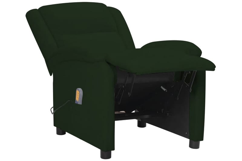 Massagefåtölj mörkgrön sammet - Mörkgrön - Kök & hushåll - Personvård & hälsa - Massage & välbefinnande - Massagestolar & massagefåtöljer