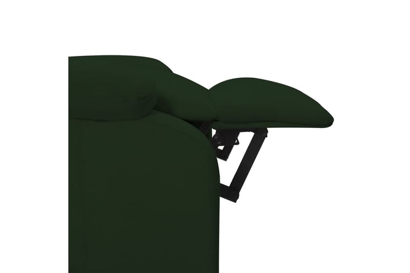 Massagefåtölj mörkgrön sammet - Mörkgrön - Kök & hushåll - Personvård & hälsa - Massage & välbefinnande - Massagestolar & massagefåtöljer