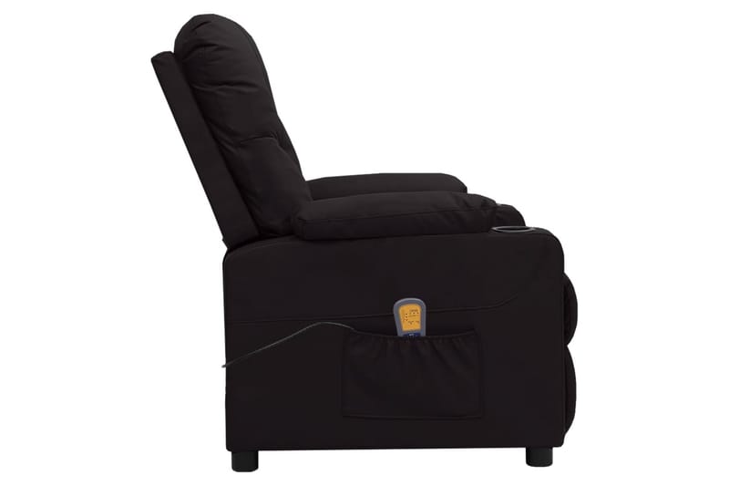 Massagefåtölj svart konstläder - Svart - Kök & hushåll - Personvård & hälsa - Massage & välbefinnande - Massagestolar & massagefåtöljer