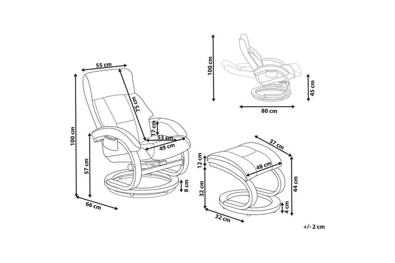 Massagestol Force - Grå, ljust trä - Kök & hushåll - Personvård & hälsa - Massage & välbefinnande - Massagestolar & massagefåtöljer