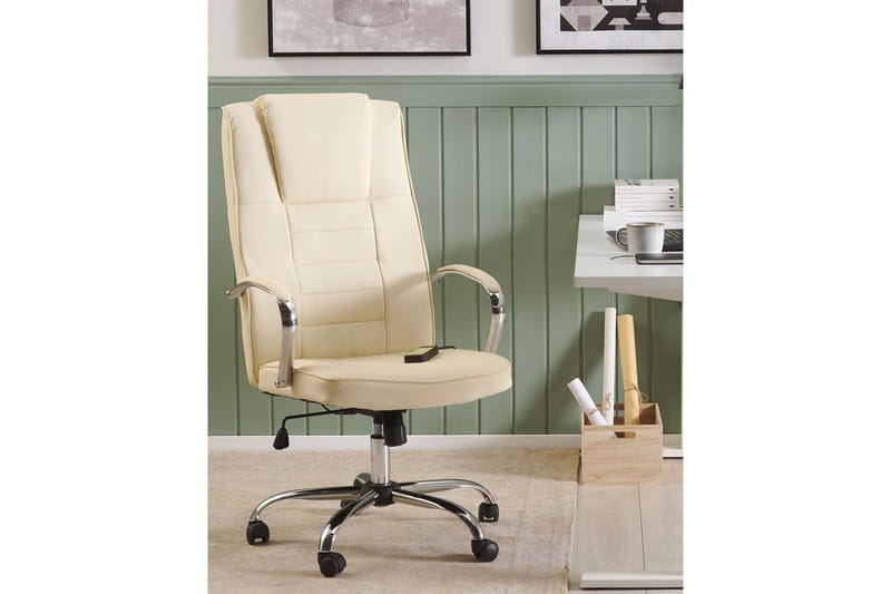 Massagestol Grandeur Beige/Silver - Beige/Silver - Kök & hushåll - Personvård & hälsa - Massage & välbefinnande - Massagestolar & massagefåtöljer