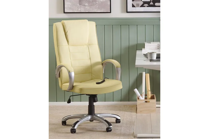 Massagestol Grandeur II Beige/Silver - Beige/Silver - Kök & hushåll - Personvård & hälsa - Massage & välbefinnande - Massagestolar & massagefåtöljer