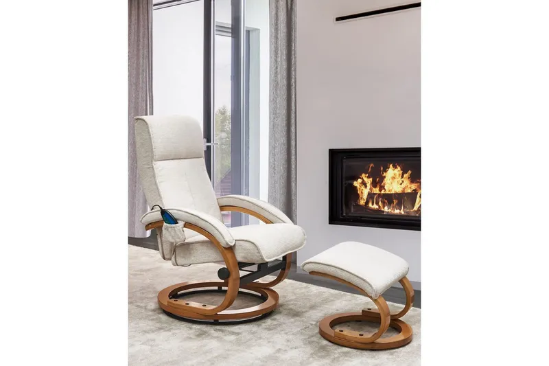 Massagestol Hero - Ljusbeige, ljust trä - Kök & hushåll - Personvård & hälsa - Massage & välbefinnande - Massagestolar & massagefåtöljer