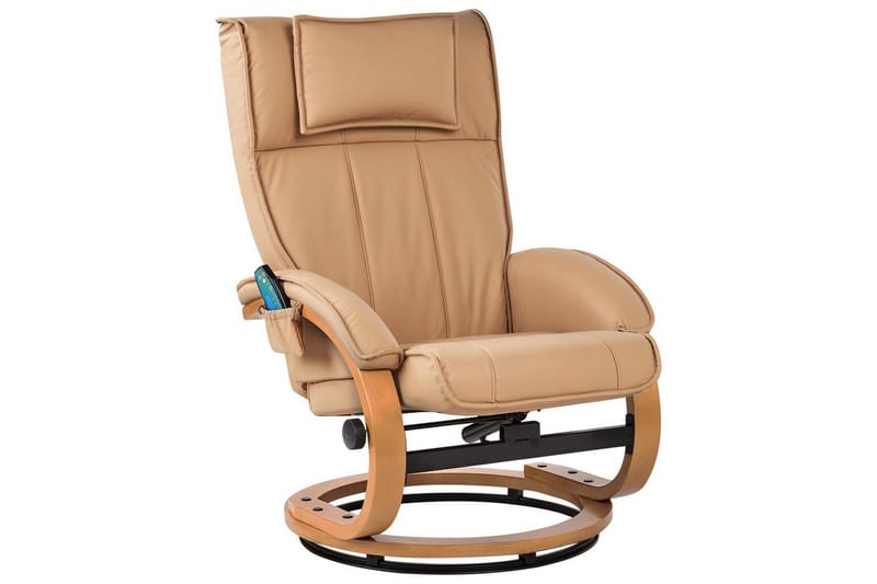 Massagestol Majestic - Brunt, ljust trä - Kök & hushåll - Personvård & hälsa - Massage & välbefinnande - Massagestolar & massagefåtöljer