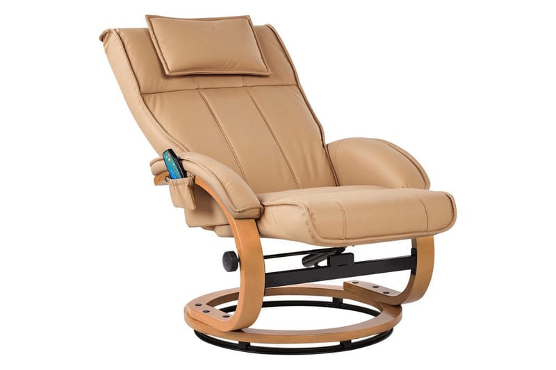 Massagestol Majestic - Brunt, ljust trä - Kök & hushåll - Personvård & hälsa - Massage & välbefinnande - Massagestolar & massagefåtöljer