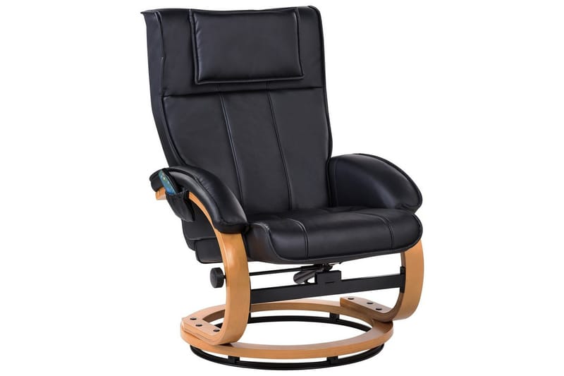 Massagestol Majestic - Svart, ljust trä - Kök & hushåll - Personvård & hälsa - Massage & välbefinnande - Massagestolar & massagefåtöljer