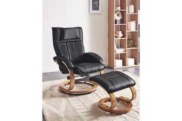 Massagestol Majestic - Svart, ljust trä - Kök & hushåll - Personvård & hälsa - Massage & välbefinnande - Massagestolar & massagefåtöljer