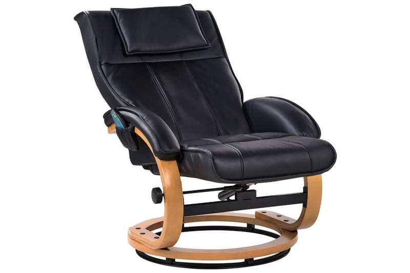 Massagestol Majestic - Svart, ljust trä - Kök & hushåll - Personvård & hälsa - Massage & välbefinnande - Massagestolar & massagefåtöljer