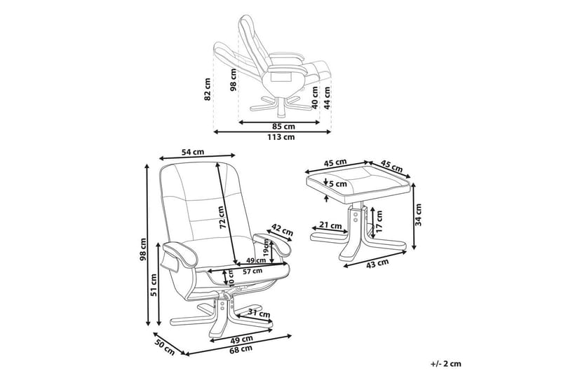 Massagestol Relaxpro - Beige, ljust trä - Kök & hushåll - Personvård & hälsa - Massage & välbefinnande - Massagestolar & massagefåtöljer