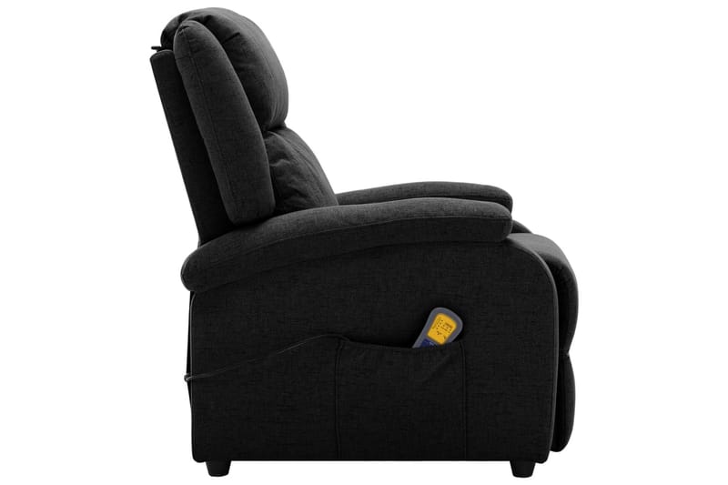 Fåtölj recliner svart tyg - Svart - Kök & hushåll - Personvård & hälsa - Massage & välbefinnande - Massagestolar & massagefåtöljer
