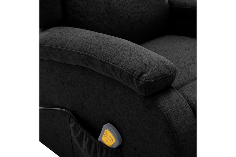 Fåtölj recliner svart tyg - Svart - Kök & hushåll - Personvård & hälsa - Massage & välbefinnande - Massagestolar & massagefåtöljer
