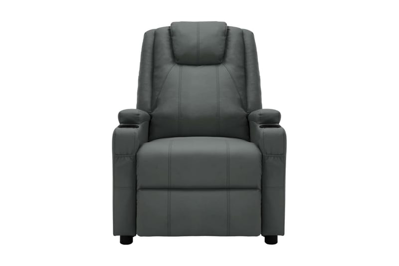 Massagefåtölj antracit konstläder - Grå - Kök & hushåll - Personvård & hälsa - Massage & välbefinnande - Massagestolar & massagefåtöljer