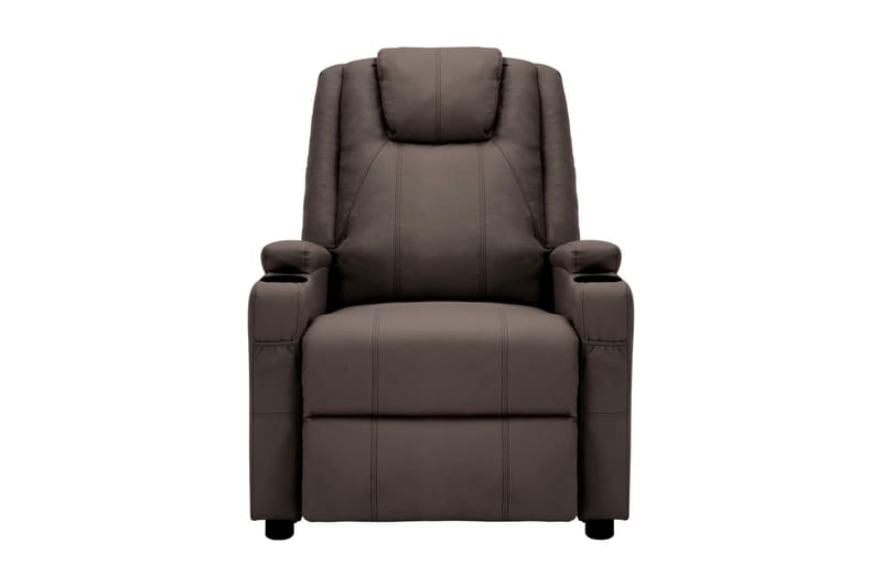 Massagefåtölj brun konstläder - Brun - Kök & hushåll - Personvård & hälsa - Massage & välbefinnande - Massagestolar & massagefåtöljer