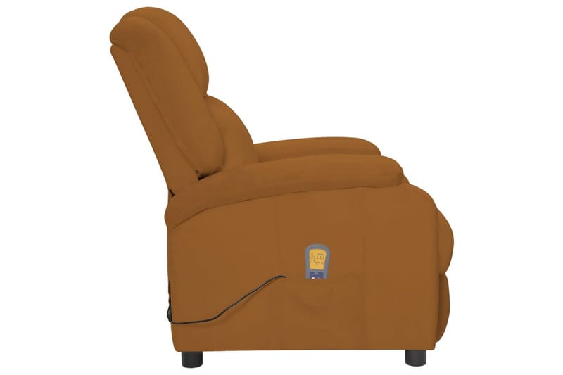 Massagefåtölj brun sammet - Brun - Kök & hushåll - Personvård & hälsa - Massage & välbefinnande - Massagestolar & massagefåtöljer