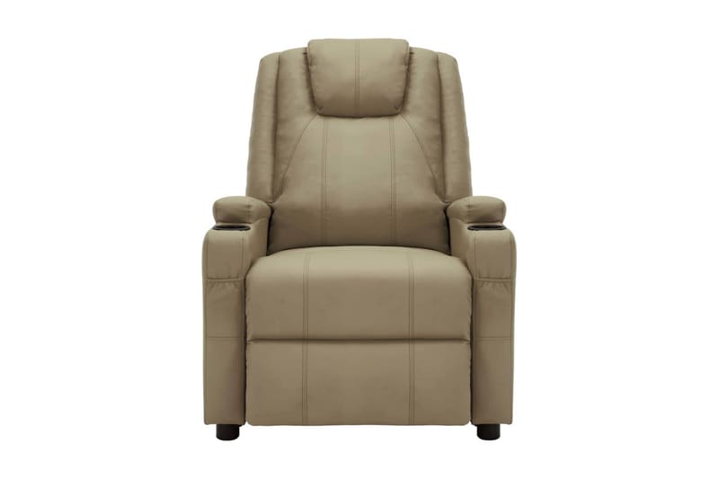 Massagefåtölj cappuccino konstläder - Brun - Kök & hushåll - Personvård & hälsa - Massage & välbefinnande - Massagestolar & massagefåtöljer