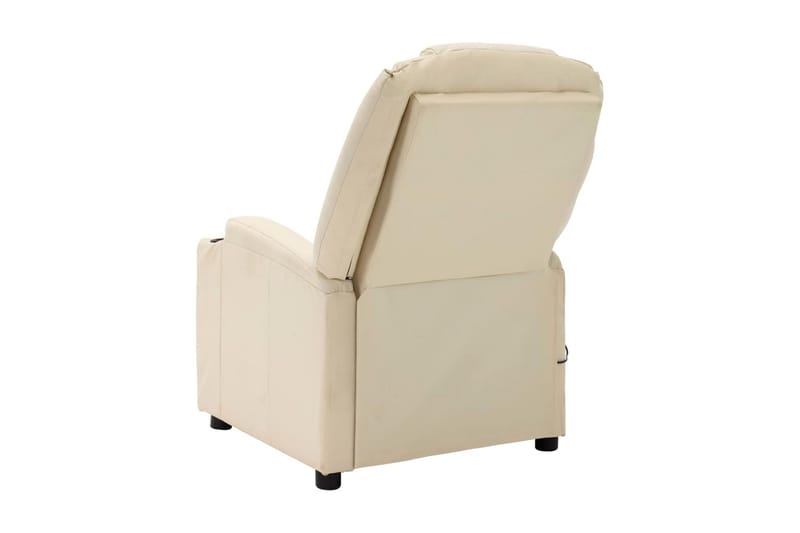 Massagefåtölj gräddvit konstläder - Vit - Kök & hushåll - Personvård & hälsa - Massage & välbefinnande - Massagestolar & massagefåtöljer