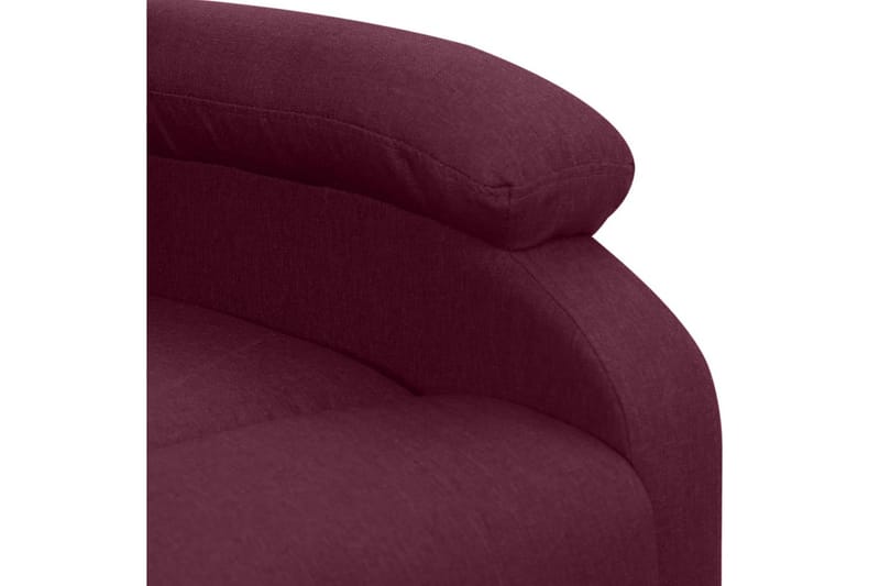 Massagefåtölj med uppresningshjälp lila tyg - Lila - Kök & hushåll - Personvård & hälsa - Massage & välbefinnande - Massagestolar & massagefåtöljer