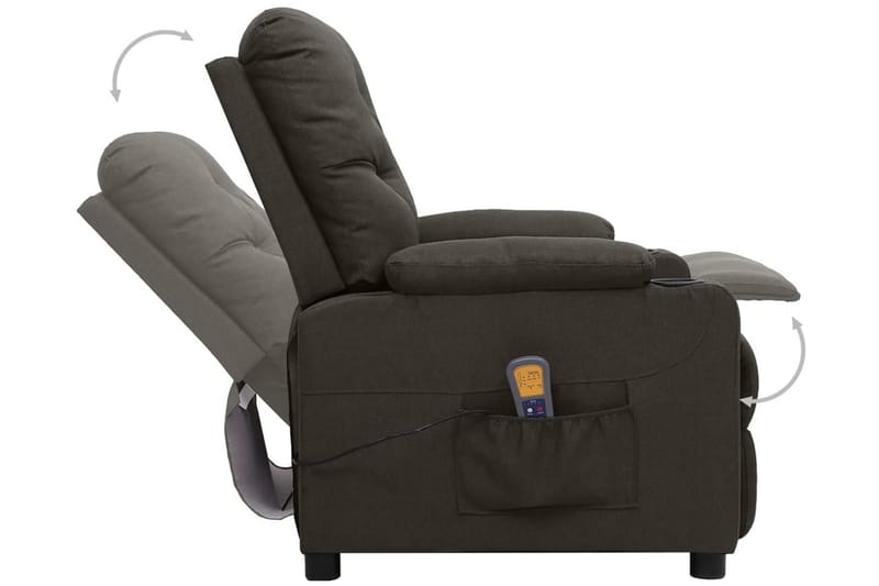 Massagefåtölj med uppresningshjälp taupe tyg - Taupe - Kök & hushåll - Personvård & hälsa - Massage & välbefinnande - Massagestolar & massagefåtöljer