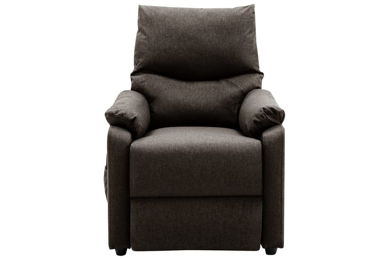 Massagefåtölj mörkbrun tyg - Mörkbrun - Kök & hushåll - Personvård & hälsa - Massage & välbefinnande - Massagestolar & massagefåtöljer