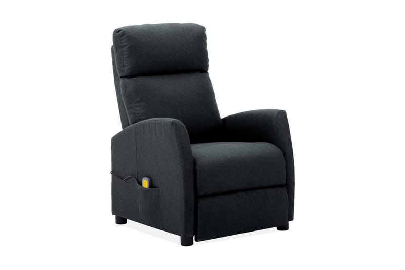 Massagefåtölj mörkgrå tyg - Grå - Kök & hushåll - Personvård & hälsa - Massage & välbefinnande - Massagestolar & massagefåtöljer
