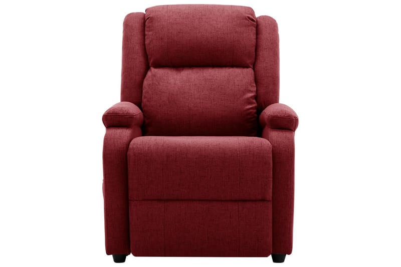 Massagefåtölj öronlappsfåtölj vinröd tyg - Vinröd - Kök & hushåll - Personvård & hälsa - Massage & välbefinnande - Massagestolar & massagefåtöljer