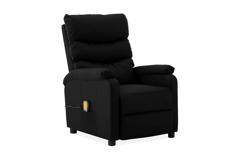 Massagefåtölj svart konstläder - Svart - Kök & hushåll - Personvård & hälsa - Massage & välbefinnande - Massagestolar & massagefåtöljer