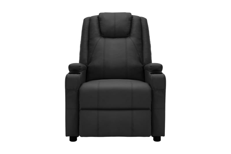 Massagefåtölj svart konstläder - Svart - Kök & hushåll - Personvård & hälsa - Massage & välbefinnande - Massagestolar & massagefåtöljer