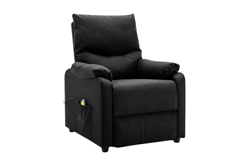 Massagefåtölj svart tyg - Svart - Kök & hushåll - Personvård & hälsa - Massage & välbefinnande - Massagestolar & massagefåtöljer