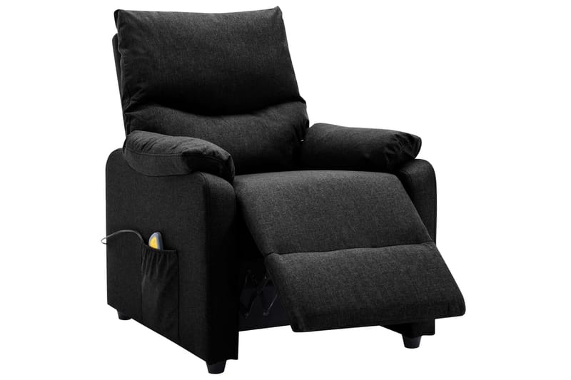 Massagefåtölj svart tyg - Svart - Kök & hushåll - Personvård & hälsa - Massage & välbefinnande - Massagestolar & massagefåtöljer
