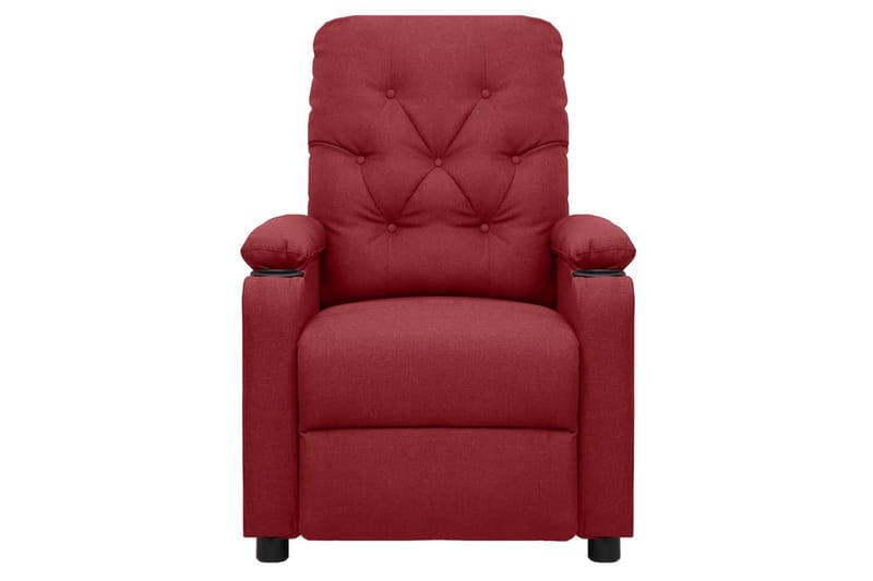 Massagefåtölj vinröd tyg - Röd - Kök & hushåll - Personvård & hälsa - Massage & välbefinnande - Massagestolar & massagefåtöljer