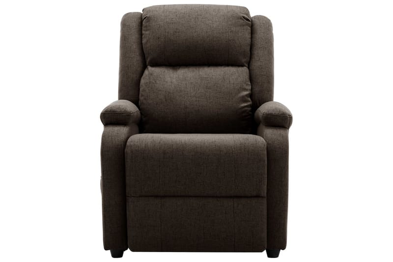 Öronlappsfåtölj recliner mörkbrun tyg - Mörkbrun - Möbler - Vardagsrum - Fåtöljer - Biofåtöljer & reclinerfåtöljer