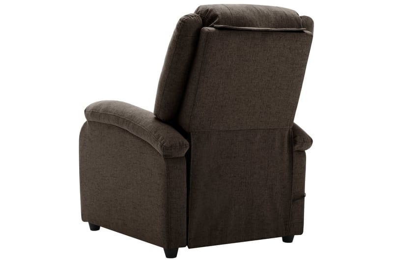 Öronlappsfåtölj recliner mörkbrun tyg - Mörkbrun - Möbler - Vardagsrum - Fåtöljer - Biofåtöljer & reclinerfåtöljer