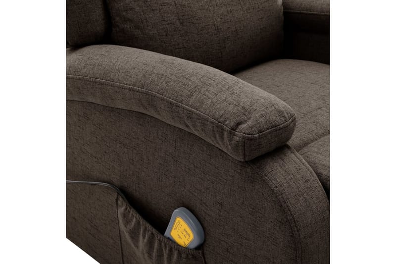 Öronlappsfåtölj recliner mörkbrun tyg - Mörkbrun - Möbler - Vardagsrum - Fåtöljer - Biofåtöljer & reclinerfåtöljer